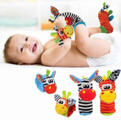 Set Calcetín y Pulseras Sensoriales Bebes