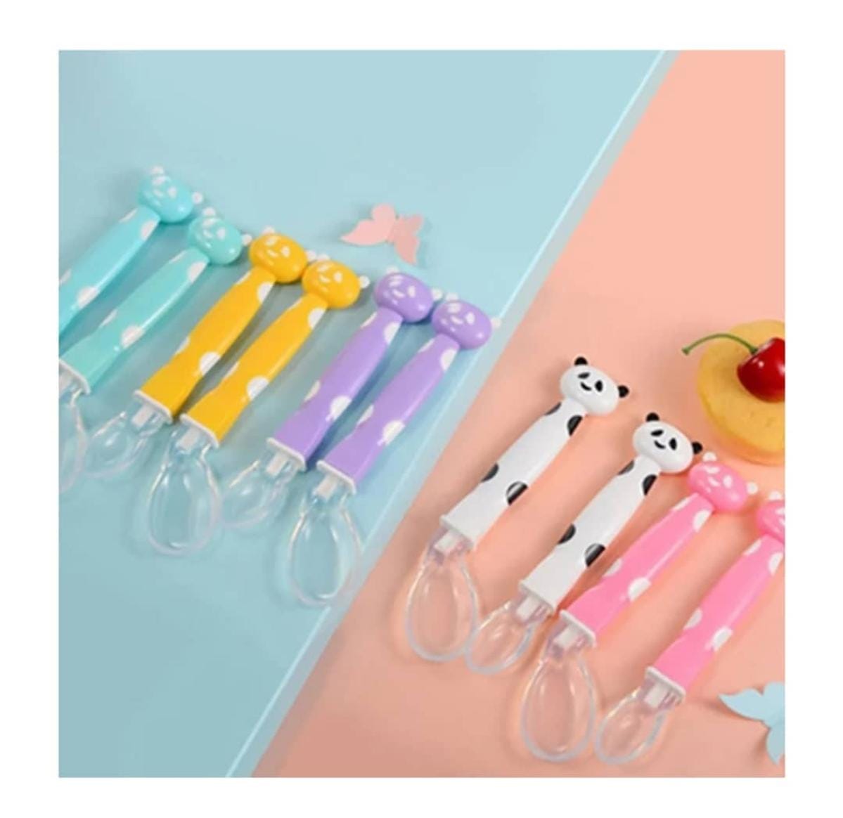 Set 2 cucharas de silicona con caja