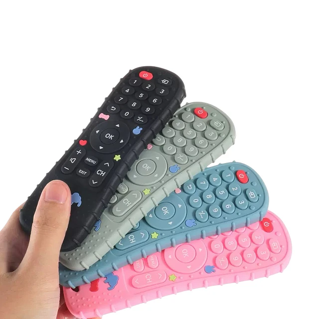 Mordedor control TV de silicona