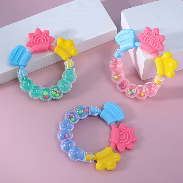 Mordedor argolla con sonajero