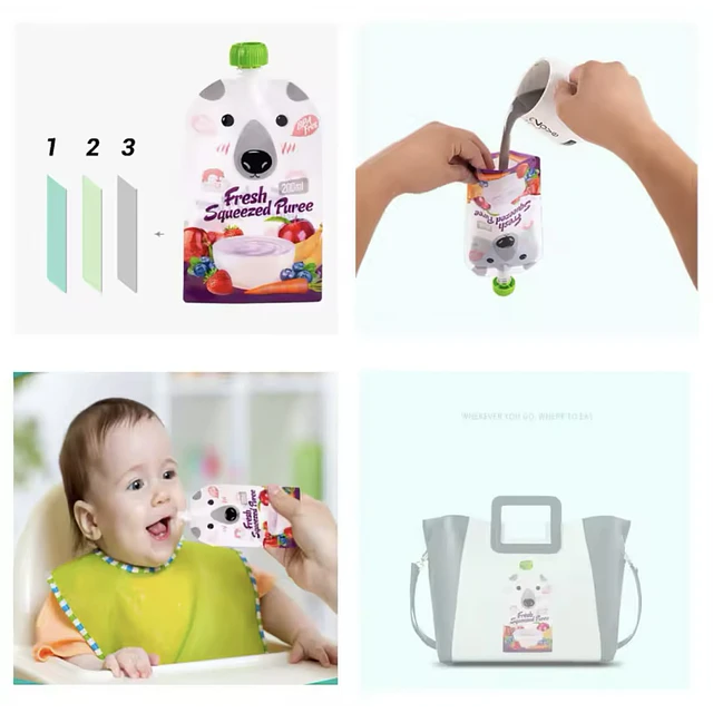 Pack de 10 bolsas reutilizables para líquidos