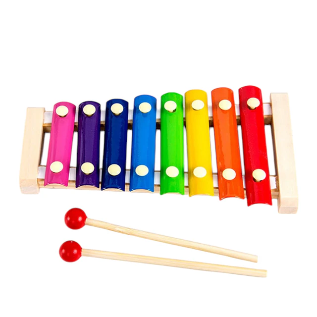 Xilófono didactico de madera