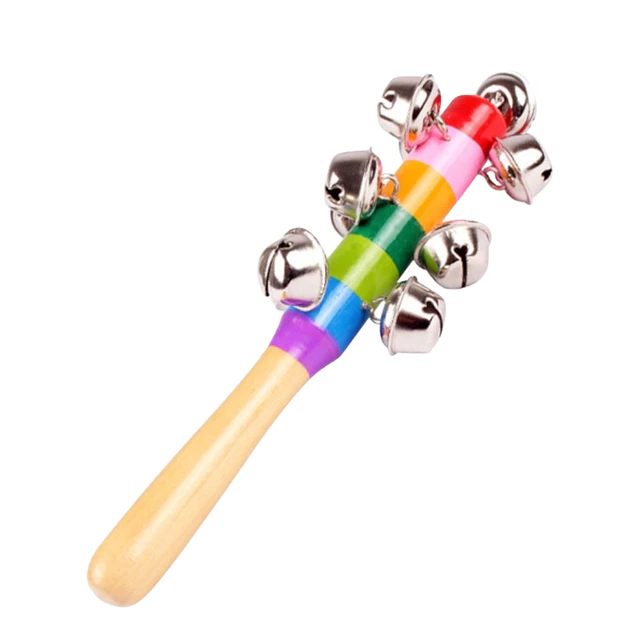 Juguete madera sonajero