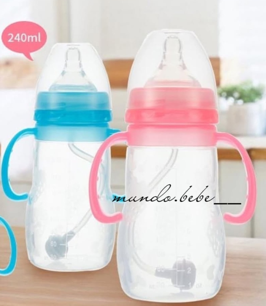 Mamadera de silicona anti-colicos 240 ml