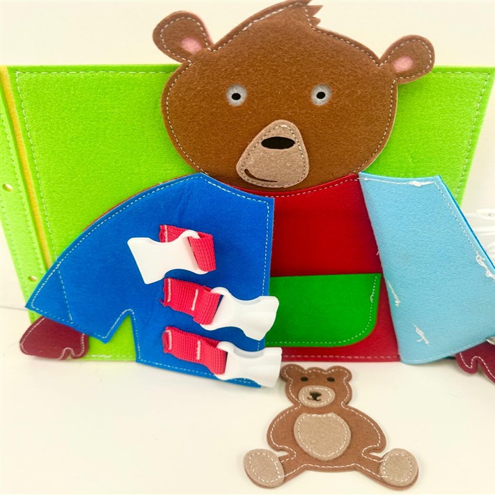 Oso sensorial de tela