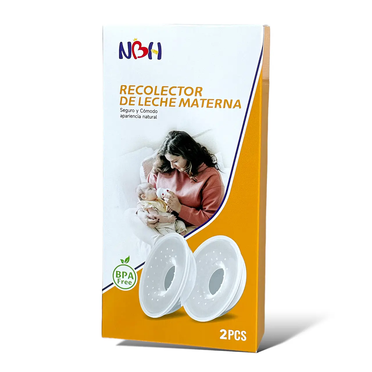Recolector reutilizable de leche materna