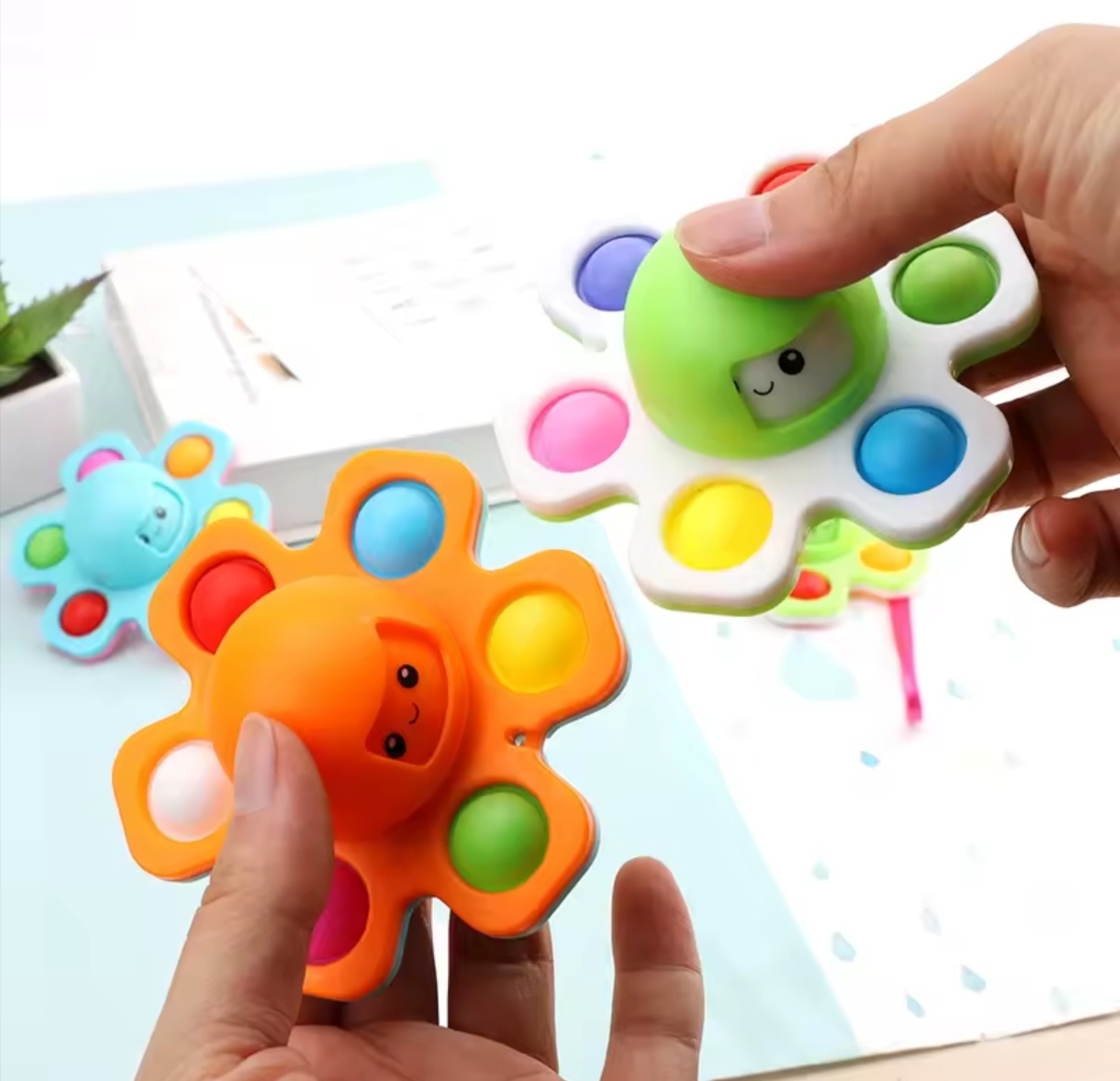 Spinner pulpo pop emociones