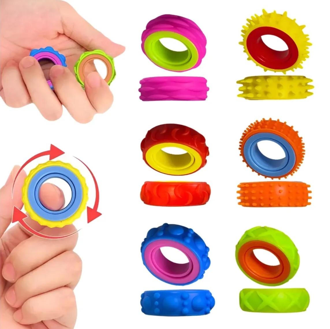 Anillo sensorial giratorio