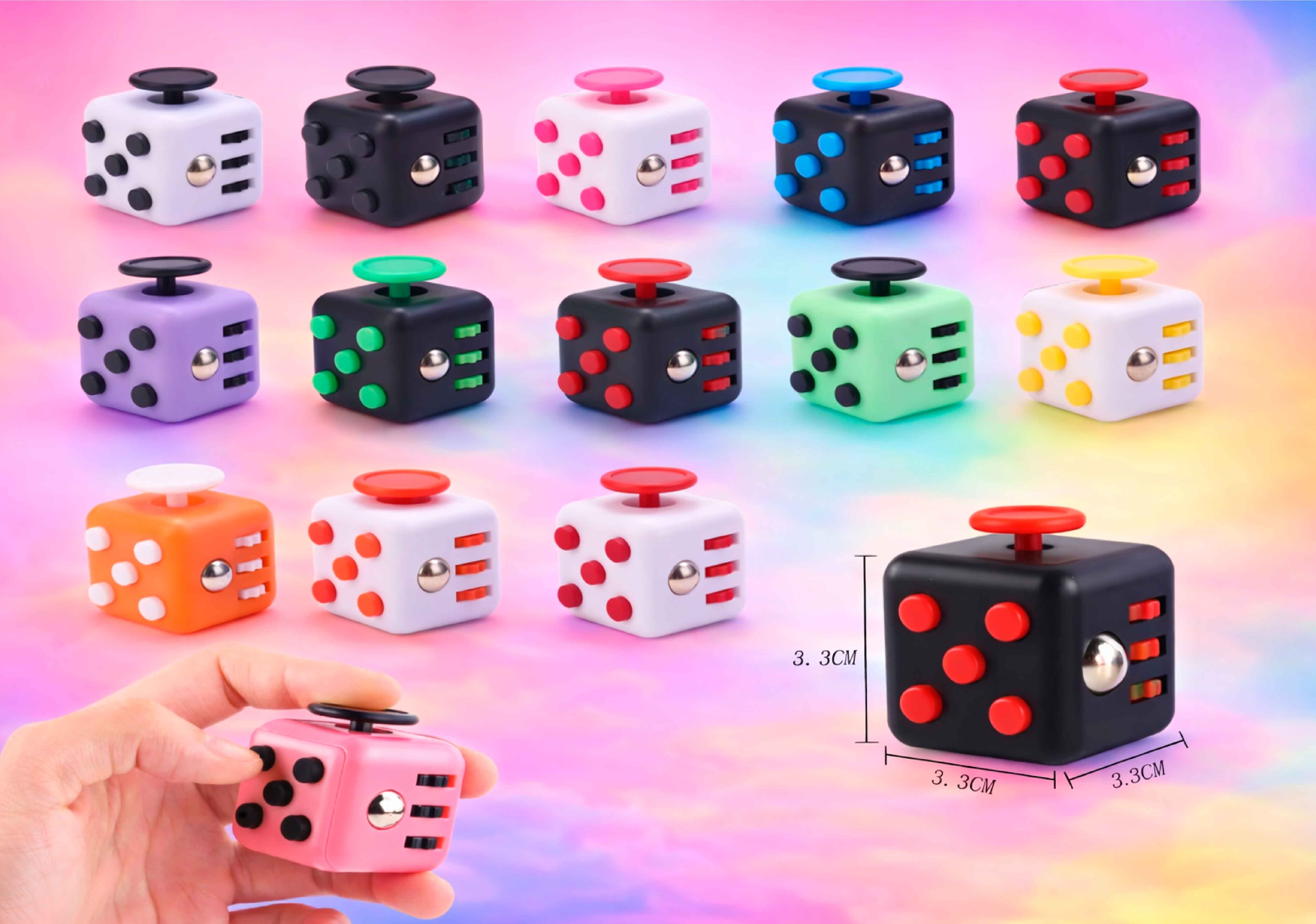 Dado sensorial cubo antiestres