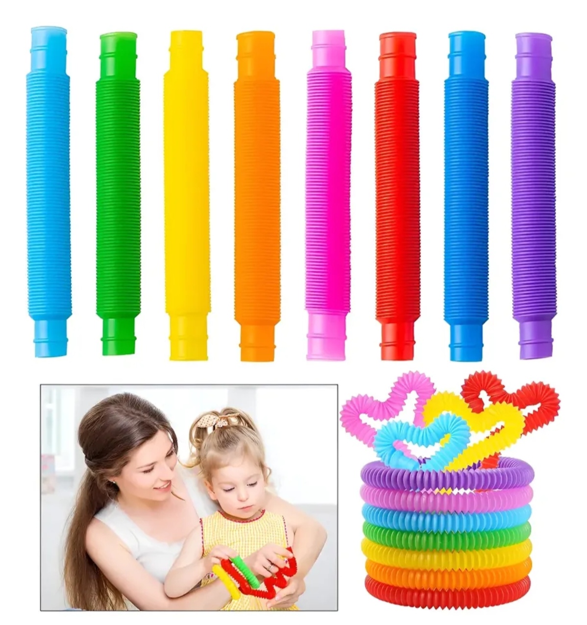 Pop tubo con luz
