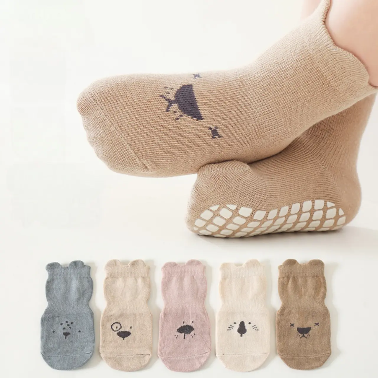 Par de calcetines antideslizantes 1-3 años
