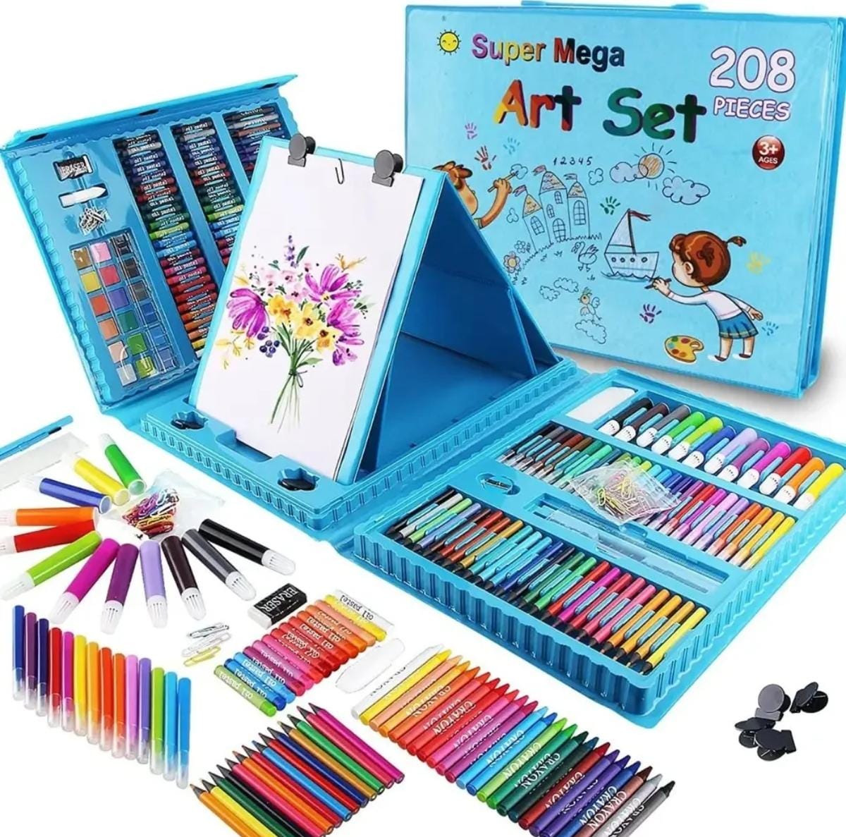 Maleta artística 208 pcs