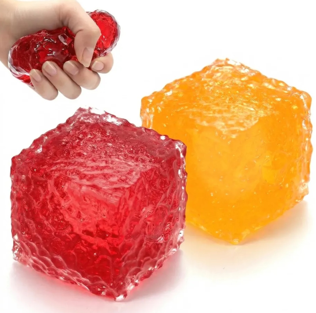 Cubo squishy con texturas