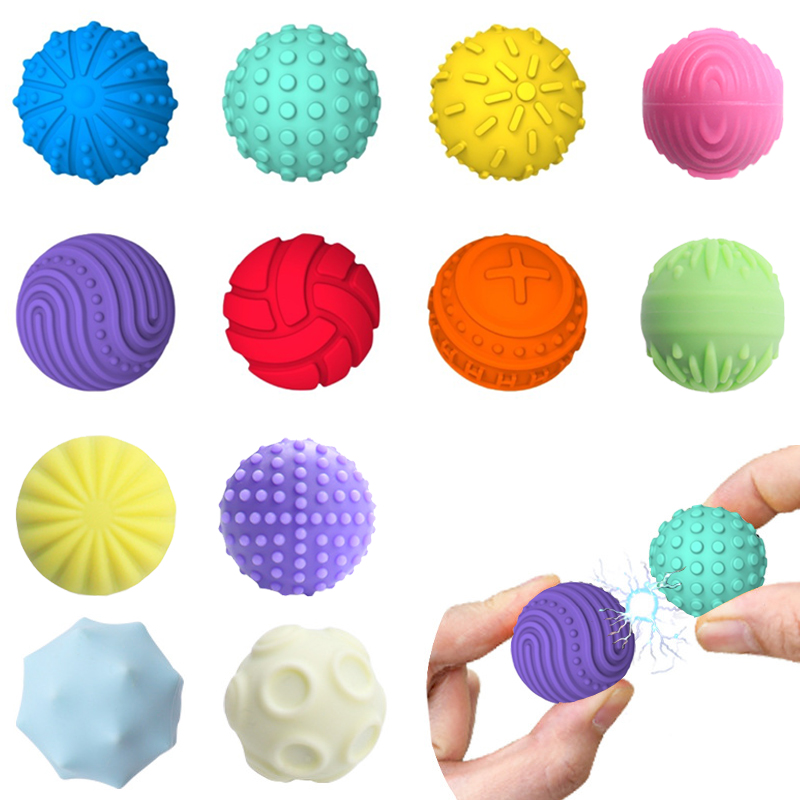 Set de 2 pelotas magneticas con texturas