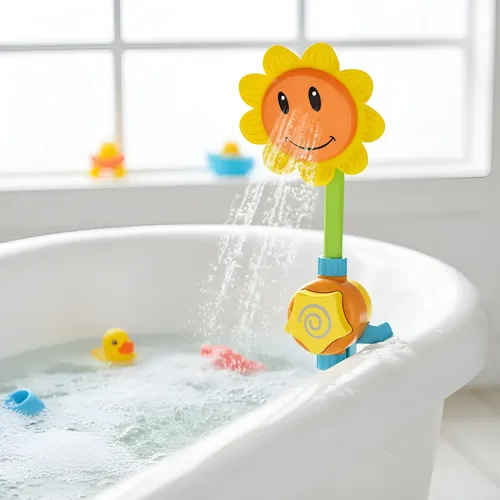 Juguete baño regadera diseño girasol