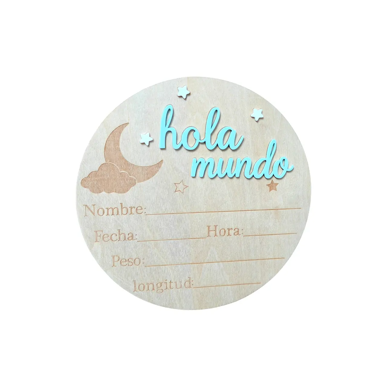 Placa conmemorativa de nacimiento