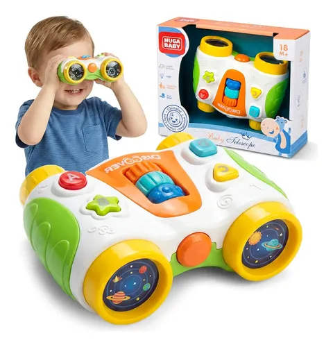 Binoculares  musical interactivo con luces y sonidos