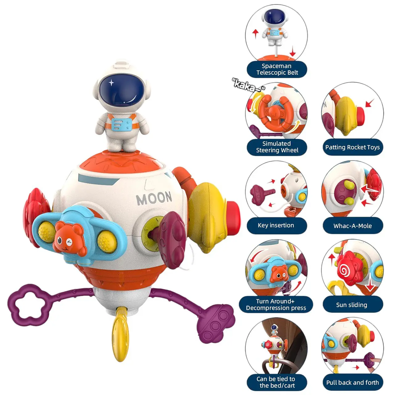 Juguete sensorial montessori didáctico
